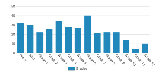 Catalyst Christian School Student By Grade 