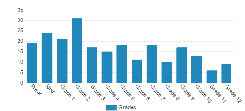 Valiant Christian Academy Student By Grade  Valiant Christian Academy Student By Grade