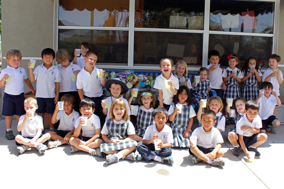 All Saints' Episcopal Day School Photo - Pre-K hosts a lemonade stand and collects cans to help support St. Mary's Food Bank !