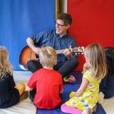 The New School Photo #7 - We start our students out with music class beginning in preschool where they learn to creatively express their emotions in an environment that is safe and encouraging.