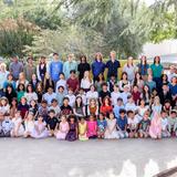 Living Wisdom School Of Palo Alto Photo #23 - Students and teachers of Living Wisdom School gather for a community photo on campus.