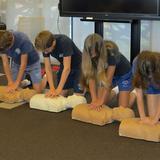 Corpus Christi School Photo - 7th & 8th grade students learn the importance of CPR!