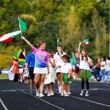 International School Of Indiana Photo - A group of students walking in the annual International Parade where the ISI community celebrates the many cultures and backgrounds that make up our community.