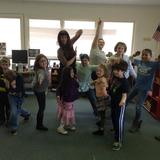 The Childrens House, Inc. Photo #2 - Hilary McDaniels Douglas, from Project in Motion, stopped by to lead the students in a "shape garden" exercise! with Hilary Mcdaniels Douglas at The Children's House.