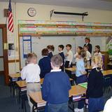 Holy Cross School-blessed Sacrament Center Photo - Students particpate in mock city council meeting