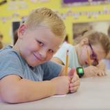Heritage Christian School Photo - Second grade students excited to be back for a new school year. Heritage Christian School Photo - Second grade students excited to be back for a new school year.