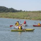 Newton Christian School Photo #4 - Students enjoy kayaking during P.E. class.
