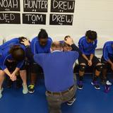 Oakdale Christian Academy Photo #2 - Praying before playing