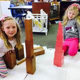 Villa Madonna Montessori Photo #6 - Children are familiar with many Montessori staples, including the PINK TOWER!