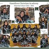 Hamilton Christian Academy Photo #2 - Warrior Cheerleaders 2013 - 2014