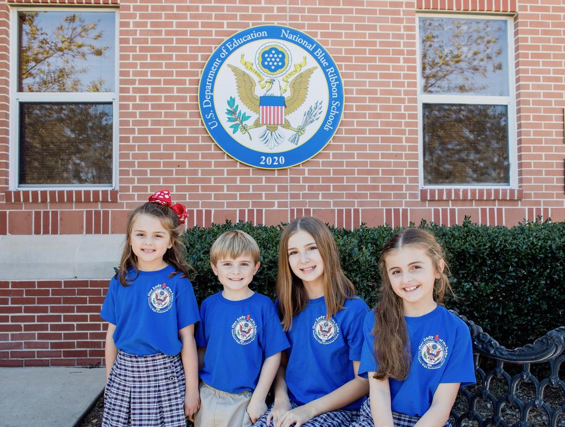 Our Lady of the Lake Roman Catholic School Photo - OLL has been recognized by the U.S. Secretary of Education as a 2020 National Blue Ribbon School of Excellence, the highest national honor a school can receive. This is the third time since 2004 that OLL has received this award, making it the only elementary school in the state of Louisiana to be a three-time winner.