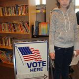 Aucocisco School Photo #7 - Students learn about the democratic process by participating in the Mock Election.