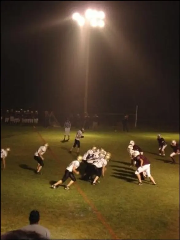 Washington Academy Photo - Raider Football Under the Lights!