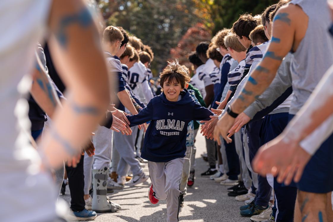 Gilman School Photo #7 - All-school convocations, other special events, and assemblies are held throughout the year, at which students, faculty, and staff come together for celebration, festivity, or appreciation.