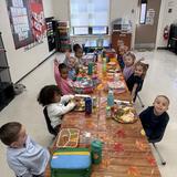 Grace Lutheran School Photo #7 - Our extended care kiddos having their Thanksgiving lunch!