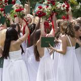 Oldfields School Photo #8 - Traditions are what tie generations of Oldfields girls together. The traditions are unveiled for each new girl to experience and enjoy when she arrives. From Green and White Team competitions to Big Sister/Little Sister, each serves to build connections through which memories are made, leaders are developed, and lessons are learned.