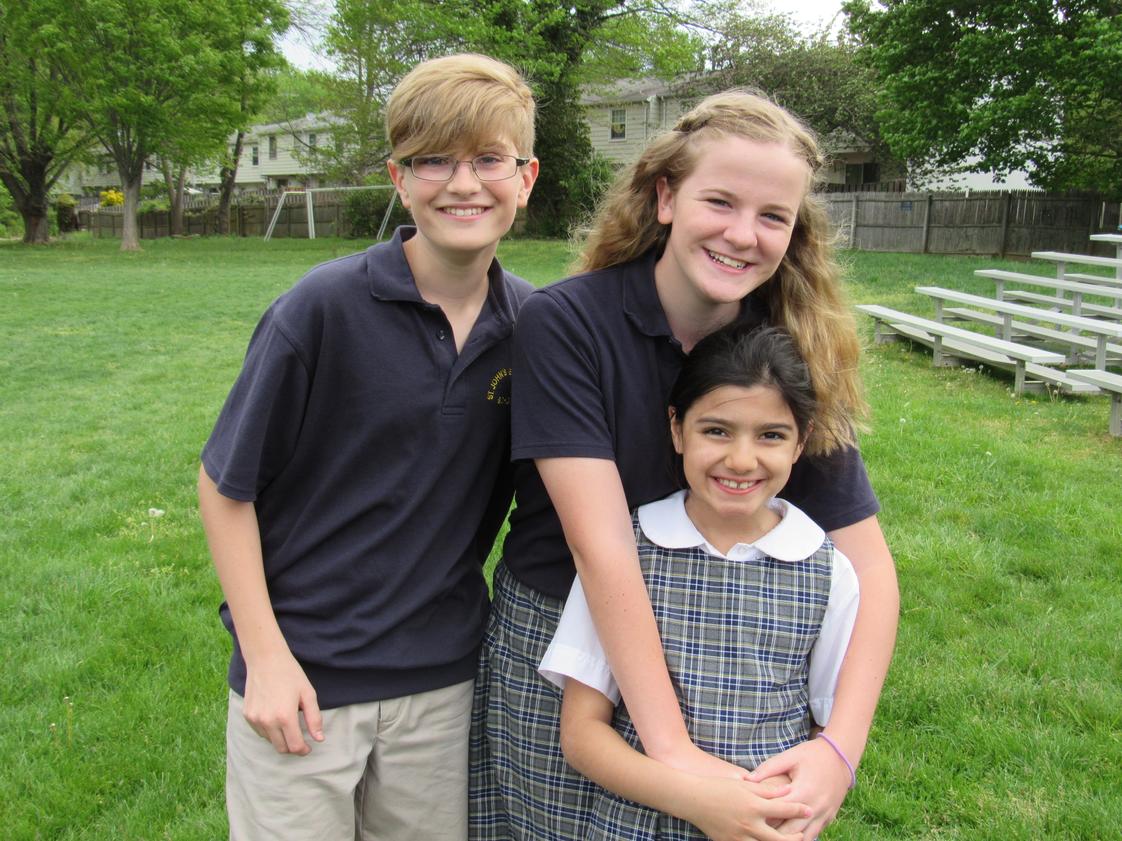 St. John's Episcopal School Photo #1 - The best part of being a Little Buddy is getting to be with your Big Buddy!