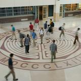Boston College High School Photo - The labyrinth in our main common area provides a metaphor for the reflective journey you take through life, as well as the internal discovery of yourself.