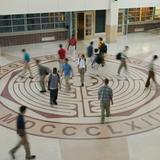 Boston College High School Photo #1 - The labyrinth in our main common area provides a metaphor for the reflective journey you take through life, as well as the internal discovery of yourself.