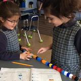 St. Joseph School Photo - Students work together in pairs or small groups for cooperative learning.