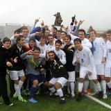 Detroit Catholic Central High School Photo #5 - Our soccer team celebrating a District Championship