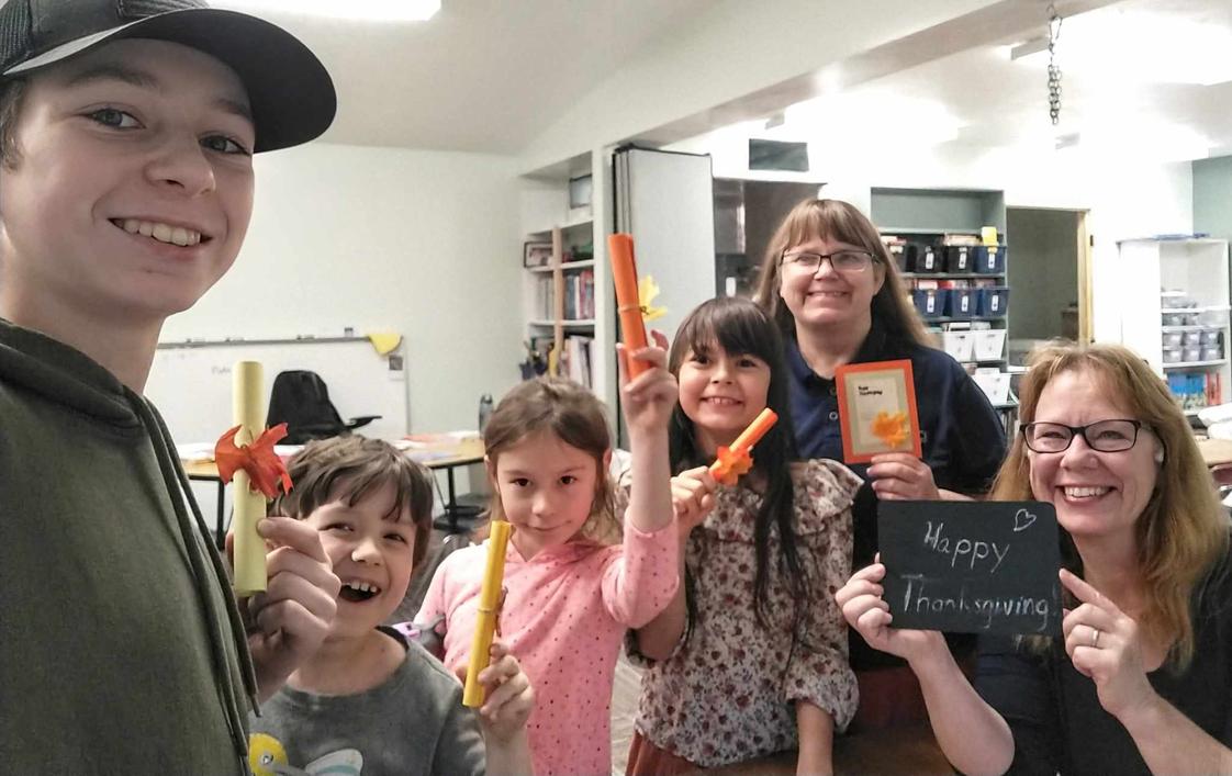 Grayling Seventh-day Adventist School Photo #2 - Students of different ages work together as one big family.