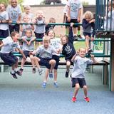 St. Paul The Apostle School Photo #5 - Kids at recess in gym uniform