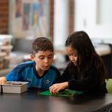 The Blake School Photo #9 - Engineering principles and the language of computer programming inform curricula across all Lower School graded levels.