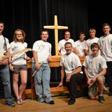 Mayer Lutheran High School Photo #8 - MLHS has chapel each day. Joyful Noise is the praise and worship band made up of students who lead chapel once each week.