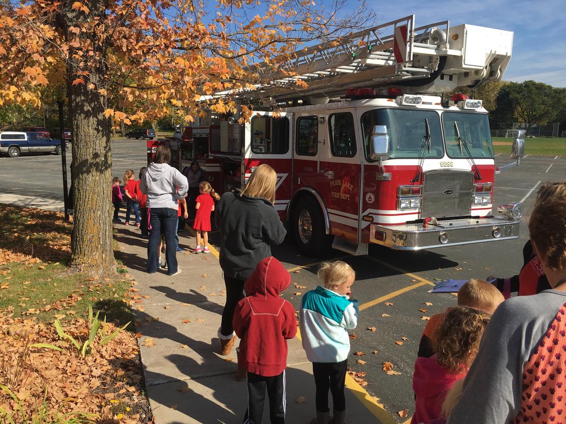 St. Paul's Lutheran School Photo - Visit from the fire department!