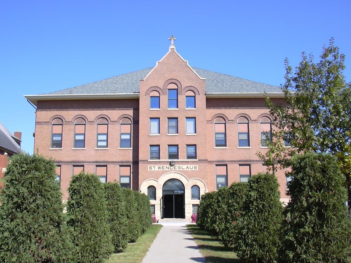 St. Wenceslaus School Photo - St. Wenceslaus School, New Prague, MN - South Entrance