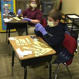 Cross Creek Christian Academy Photo #8 - 3rd grade performing "surgery" to create contractions during Language Arts