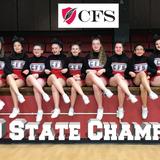 Christian Fellowship School Photo #4 - Our Cheer Squad is back to back state champions!