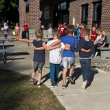 St. John Lutheran School Photo #11 - Happy St. John students strolling in from recess.