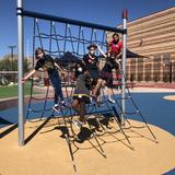 The Alexander Dawson School at Rainbow Mountain Photo #2 - Middle school students enjoy the new playground in their recess area on a spirit day.
