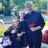 Sacred Heart Continuation School Photo #9 - Our Pastor greets our students every morning!