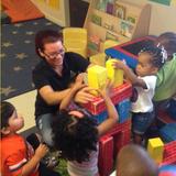Sewell KinderCare Photo #3 - Toddler class build with the blocks