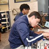 Archbishop Stepinac High School Photo #6 - Engineering makerspaces, coding stations, and workshop.