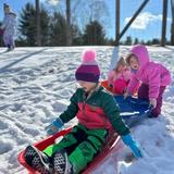 The Homestead School Photo #13 - Sledding for arrival