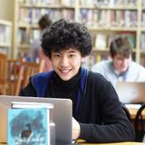 Professional Children's School Photo #8 - Student studying independently in library