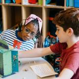 Riverdale Country School Photo #13 - The Lower School Buddy Program pairs students across grades, building mentorship, kindness, and lasting friendships across campus.