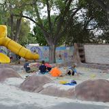 Kirk O' The Valley School Photo #6 - Rear-yard playground and sandbox.
