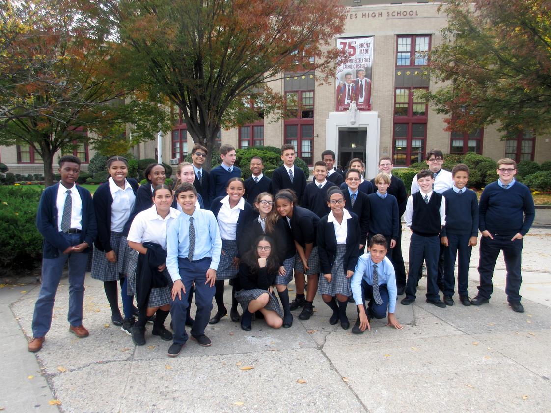 St. Gabriel Continuation School Photo #1 - Grade 8 attends Respect Life Mass at Cardinal Hayes High School