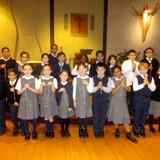St. Gabriel Continuation School Photo #2 - Grade 4 leads the school in the Recitation of the Rosary