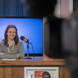St. John The Baptist Diocesan High School Photo #6 - Morning Announcements from our state of the art TV Studio