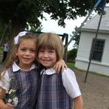 Immaculate Heart Elementary School Grades Photo - IHC Primary School students reunite on the first day of school. The Primary School includes grades K-3, as well as the St. John Bosco Pre-School program, which offers programs for 3 and 4 year olds, as well as the area's first Junior Kindergarten for young 5-year olds and mature 4-year olds.