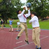 The Gow School Photo #7 - Students enjoying themselves outside on one of our two outdoor sport courts
