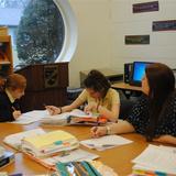 Vincent Smith School Photo #5 - The library is a good place to get started on homework early