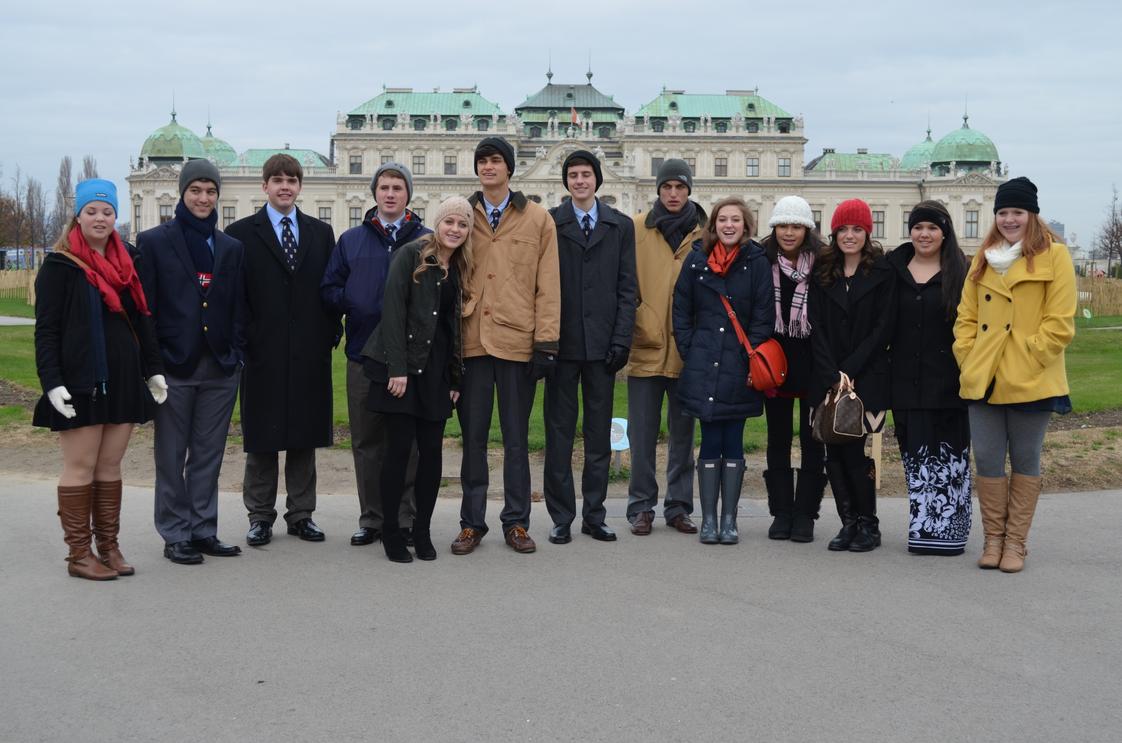 The Burlington School Photo #1 - Our Upper School Choral Singers in Vienna, Austria, where they observed foreign art and culture, and sang before an international audience!