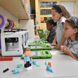 Carmel Christian School Photo #28 - Elementary School students discover technology innovations.